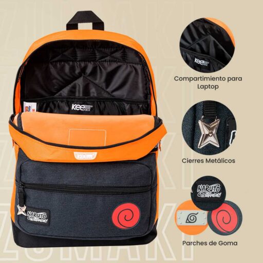 Alternative view of Mochila Yadatex Naruto Mod.NTS001-BP227A
