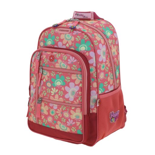 Alternative view of Mochila Grande Chenson Rosa Dise?o Floral Happy Girl Floris