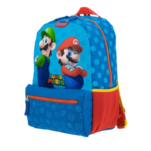Alternative view of Mochila chenson azul mario bros dues