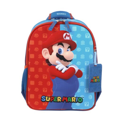 Mochila Kinder Chenson Super Mario Red/Blue