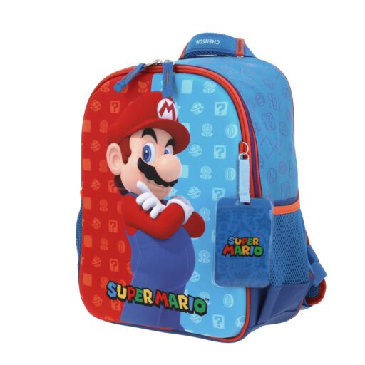 Alternative view of Mochila Kinder Chenson Super Mario Red/Blue