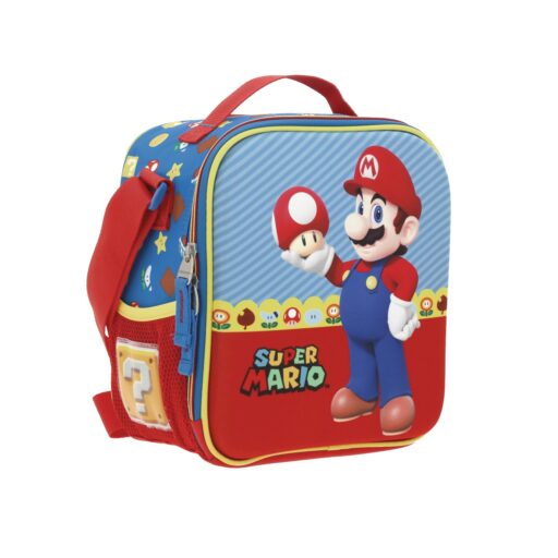 Lonchera chenson azul mario bros mush - Image 6