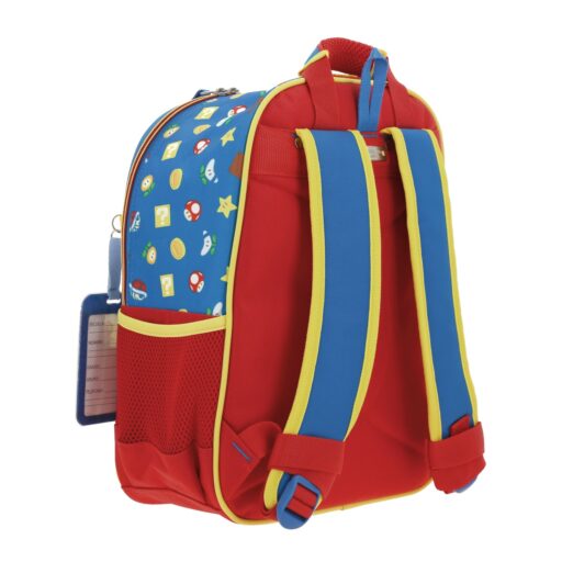Mochila chica azul mario bros mush - Image 3