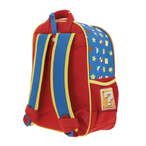 Mochila chica azul mario bros mush - Image 5