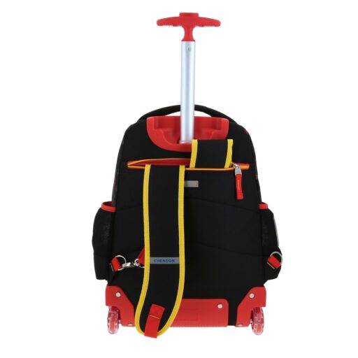 Mochila con ruedas grande negro mario bros rewo - Image 4