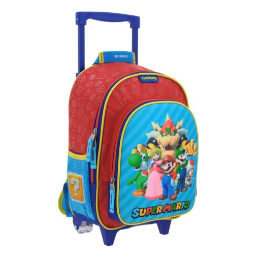 Mochila Kinder C/LL Chenson Rojo Mario Bros Squat - Image 5