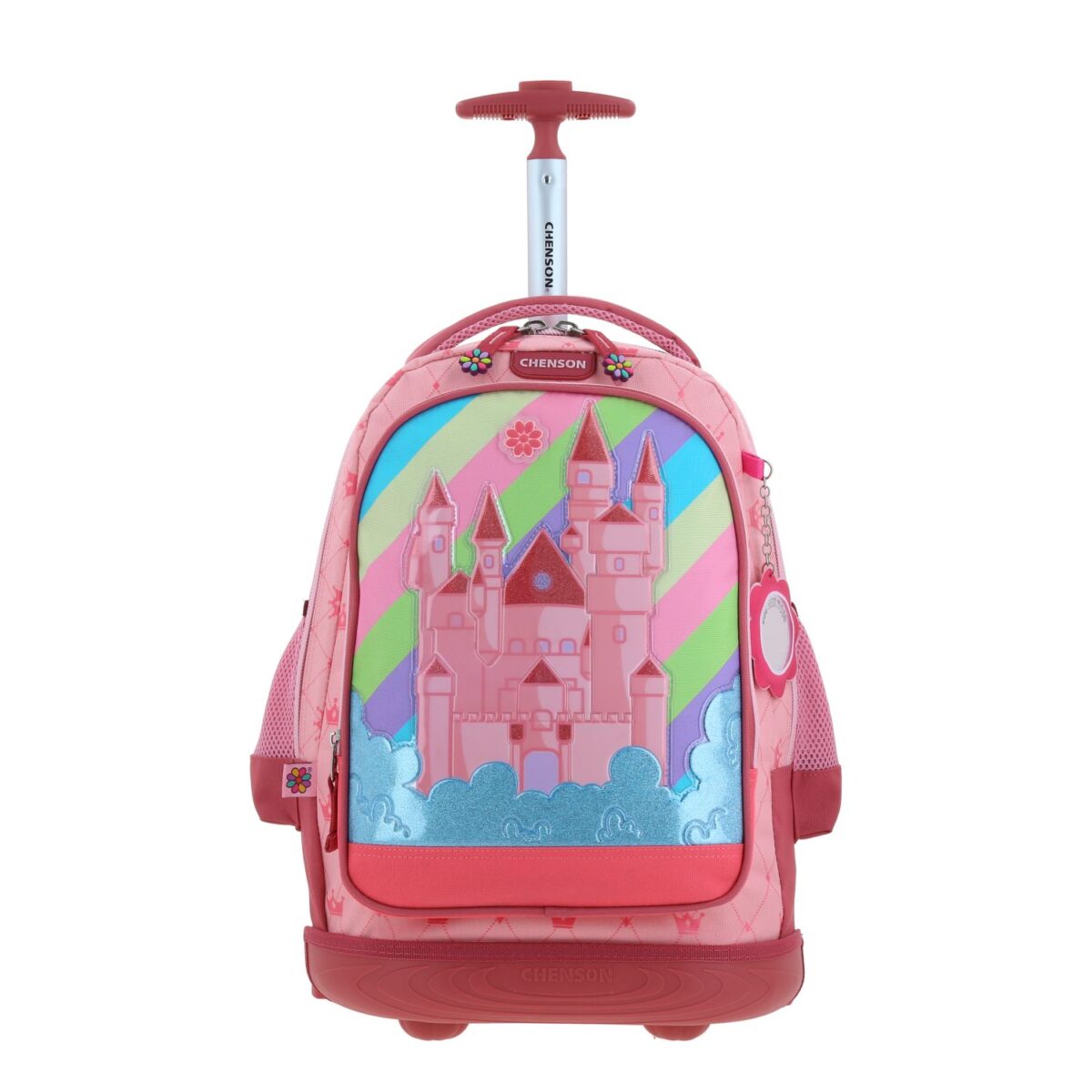 Mochila Ruedas Chenson Rosa Happy Girl Cast