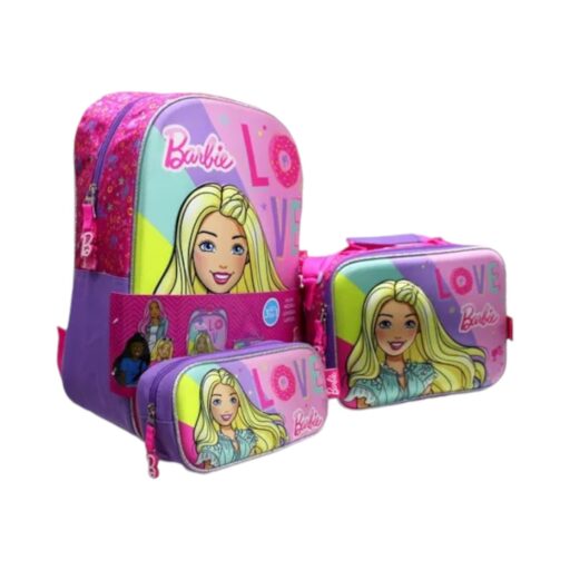 Mochila Yadatex Set 3 en 1 Barbie 047