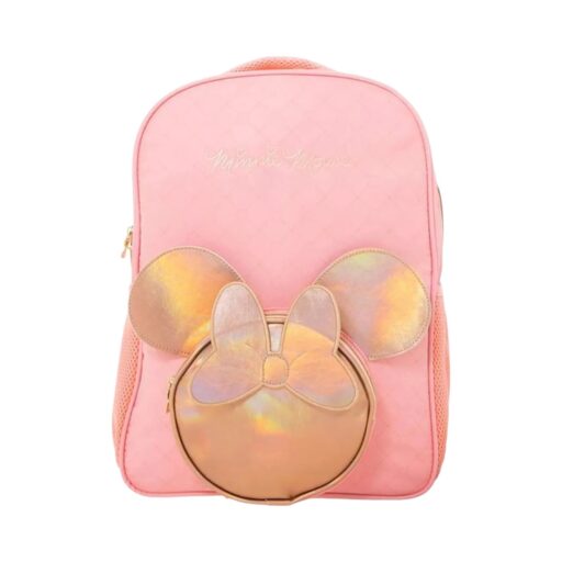 MOCHILA RUZ MINNIE ROSA OREJAS