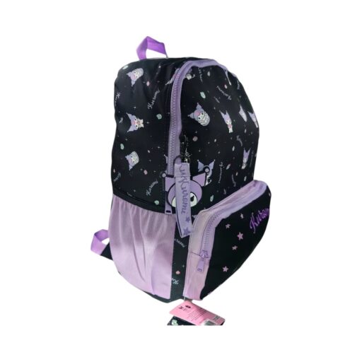 Mochila Truzt Kuromi Negra Tela - Image 3