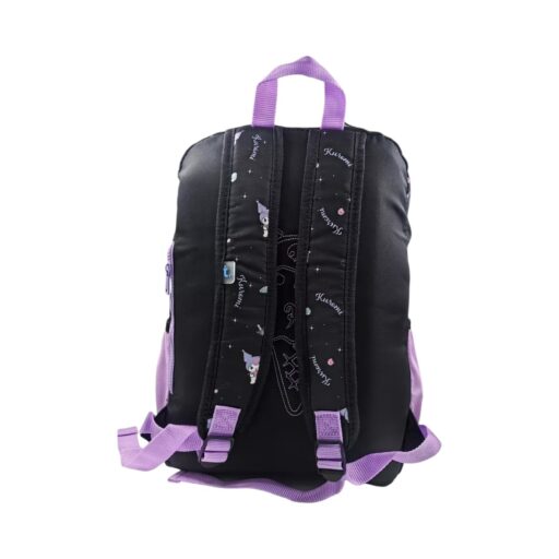 Mochila Truzt Kuromi Negra Tela - Image 4
