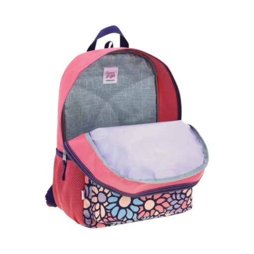 Alternative view of Mochila Grande Rosa Happy Girl Tencia