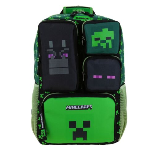 Mochila Chenson Minecraft Creeper Soft MC66048-G