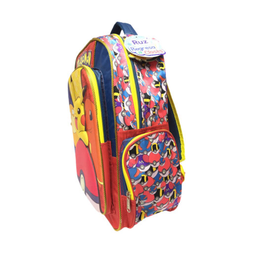 Alternative view of Mochila Ruz 3d Pokemon