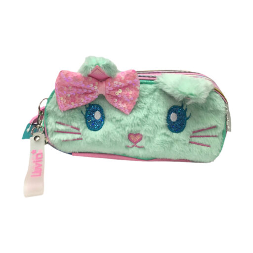 Lapicera Lluvia Gata Peluche