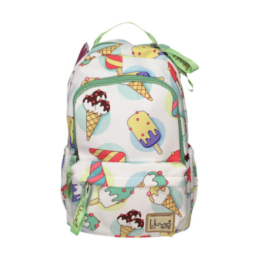 Mochila Lluvia Helados Tela