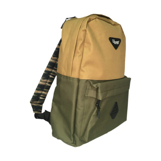 Mochila Lluvia Beige/Verde Bp - Image 5