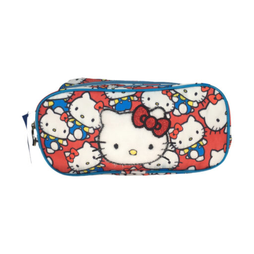 Lapicera Jyj Hello Kitty Rojo/Azul Tela