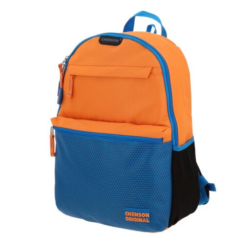 Alternative view of Mochila Grande Azul Con Naranja Chenson Original Chuasen
