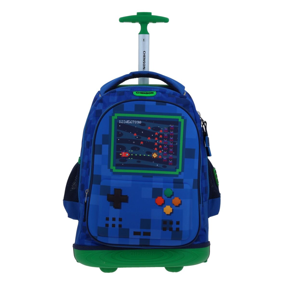 Mochila Con Ruedas Azul Chenson Original Galaga