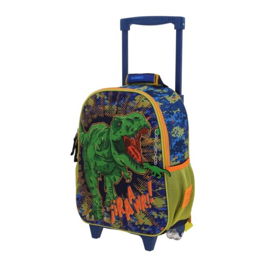 Alternative view of Mochila Kinder Con Ruedas Chenson Azul Dise?o 3D de Dinosaurio KORAV