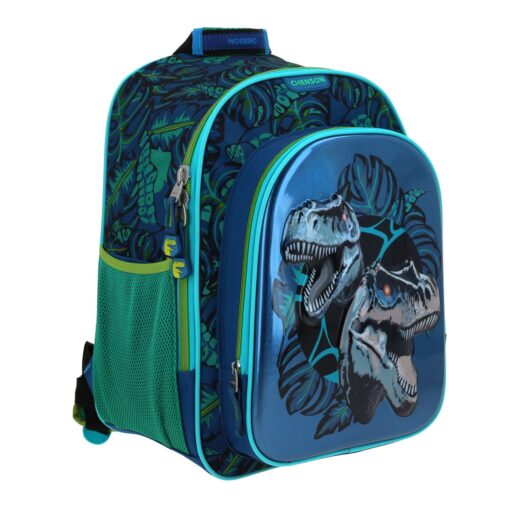 Mochila Grande Chenson Azul Dinosaurios 6D Original Raptors - Image 6