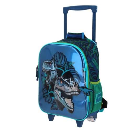 Alternative view of Mochila Kinder Con Ruedas Chenson Azul Dinosaurios 6D Raptors