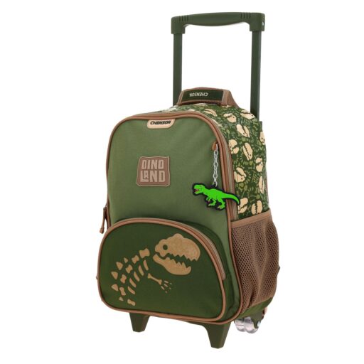 Alternative view of Mochila Kinder Con Ruedas Chenson Verde Dinosaurio SAGAZ