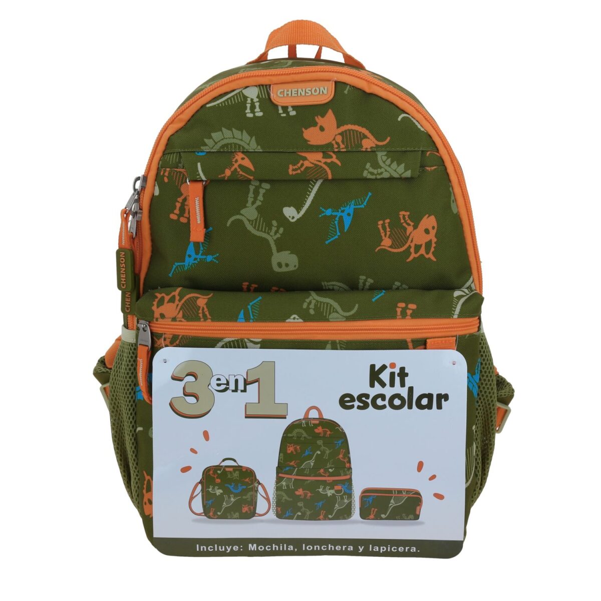 KIt Escolar Chenson Original Dinosaurios Keto