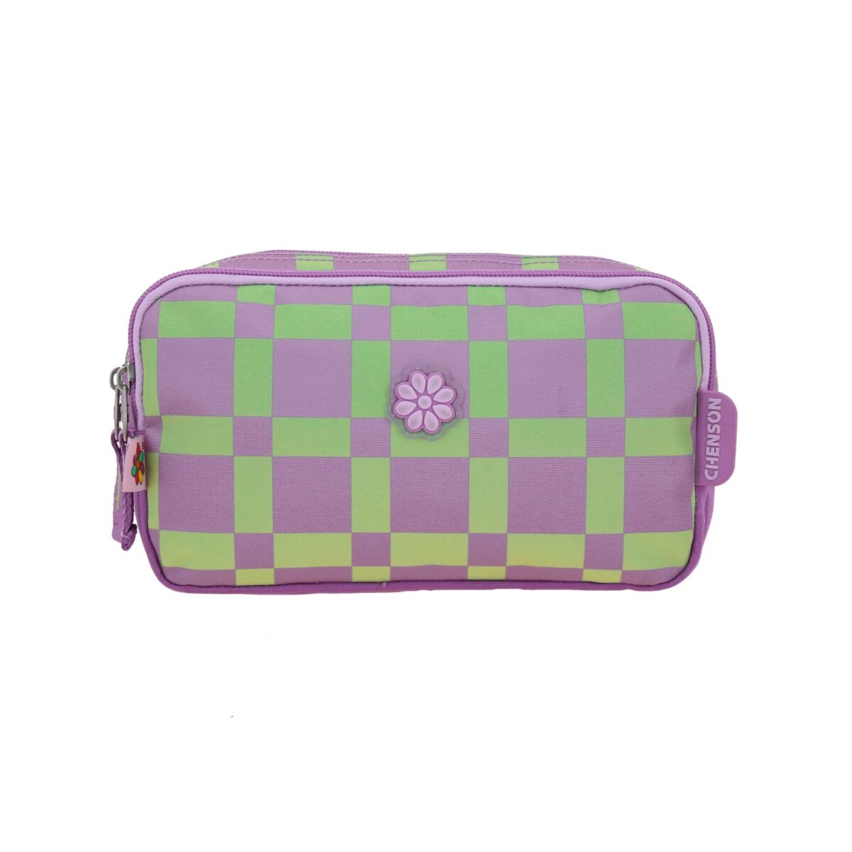 Lapicera Chenson Morado Dise?o Floral Happy Girl Tare