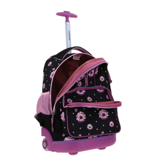 Mochila Con Ruedas Chenson Color Negro Happy Girl Suji - Image 7