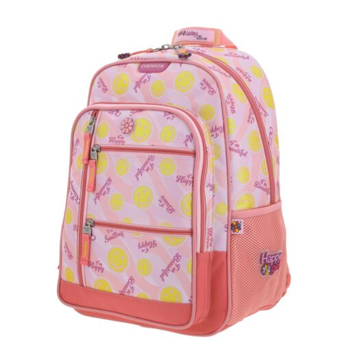 Alternative view of Mochila Grande Chenson Rosa Dise?o Carita Happy Girl Smile SMIL