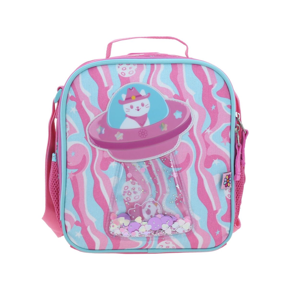 Lonchera Chenson Rosa Gatito y Confeti Happy Girl