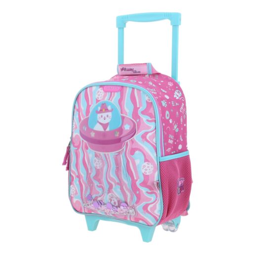 Alternative view of Mochila Kinder Con Ruedas Chenson Rosa Gatito y Confeti Happy Girl AJUA