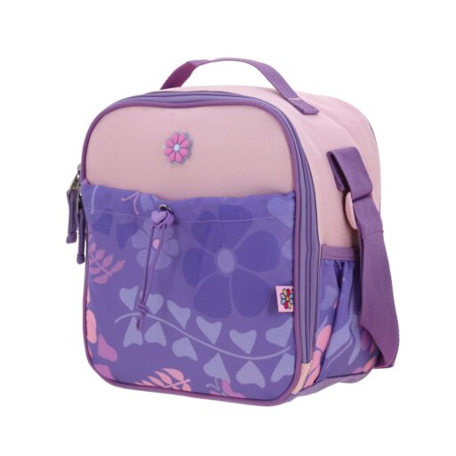 Alternative view of Lonchera Chenson Morada Con Flores Happy Girl Bagster