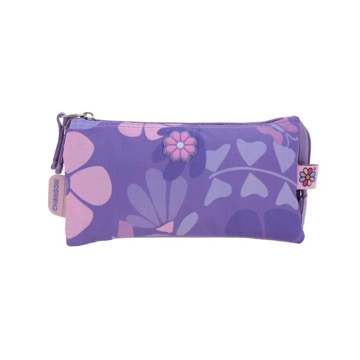 Lapicera Chenson Morada Con Flores Happy Girl Bagster