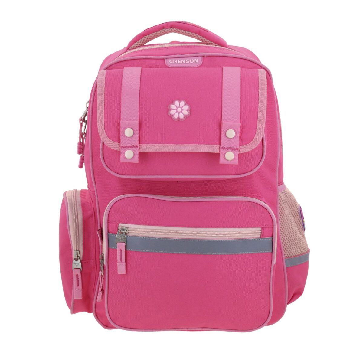 Mochila Grande Chenson Rosa Happy Girl Strong