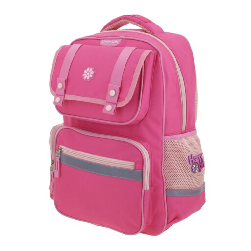 Alternative view of Mochila Grande Chenson Rosa Happy Girl Strong