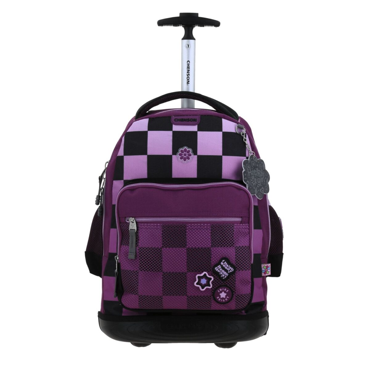 Mochila Con Ruedas Chenson Happy Girl Chester Morado