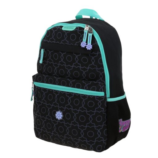 Alternative view of Mochila Grande Chenson Negra Con Flores Happy Girl Cienta