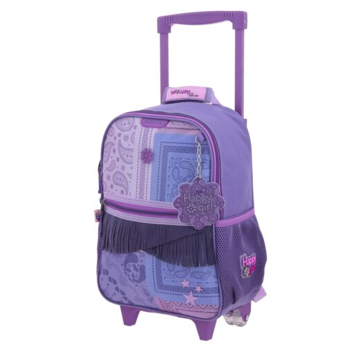 Alternative view of Mochila Kinder Con Ruedas Chenson Morada Happy Girl Cowli