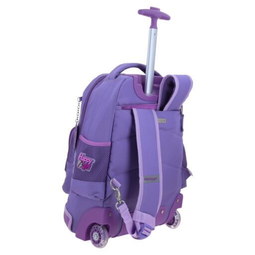 Mochila Con Ruedas Chenson Morada Happy Girl Cowli - Image 3