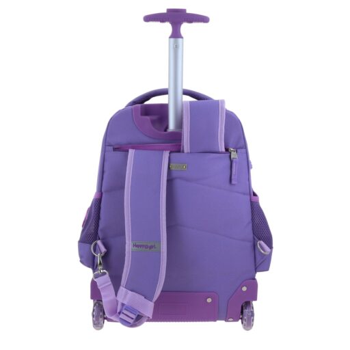 Mochila Con Ruedas Chenson Morada Happy Girl Cowli - Image 4