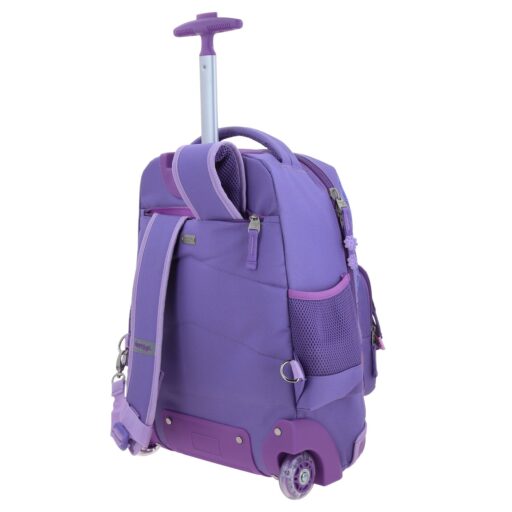 Mochila Con Ruedas Chenson Morada Happy Girl Cowli - Image 5