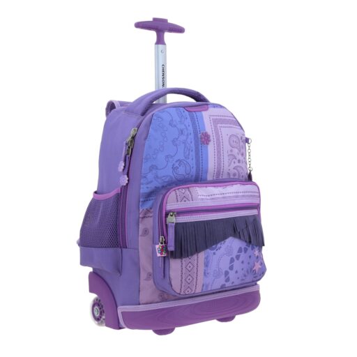 Mochila Con Ruedas Chenson Morada Happy Girl Cowli - Image 6