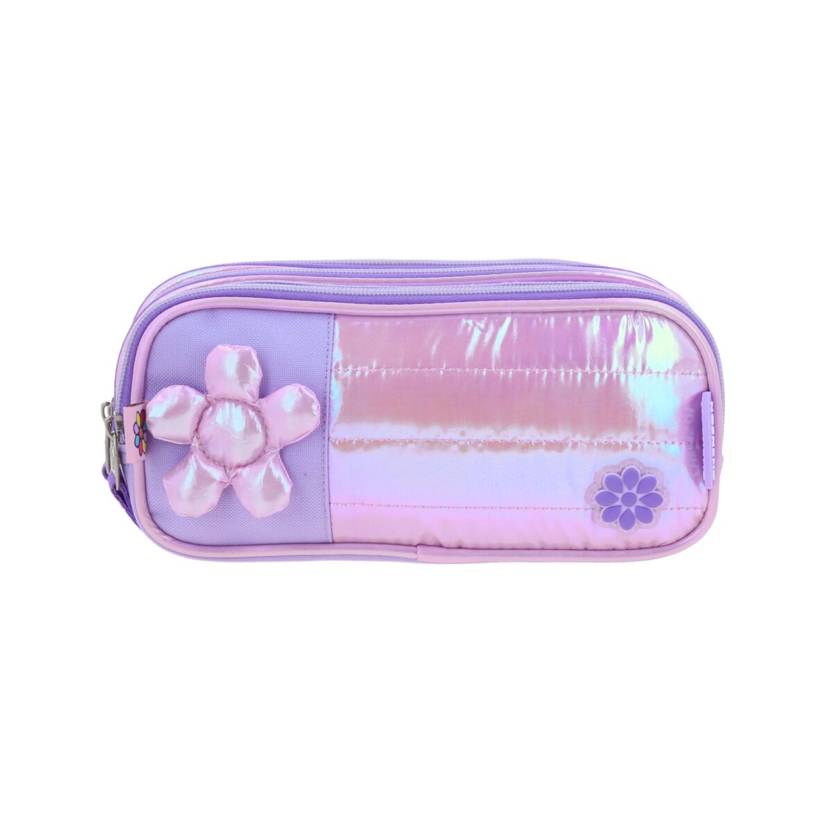Lapicera Chenson Lila Brillante Dise?o con Flor Happy Girl Flof
