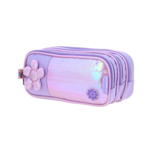 Alternative view of Lapicera Chenson Lila Brillante Dise?o con Flor Happy Girl Flof