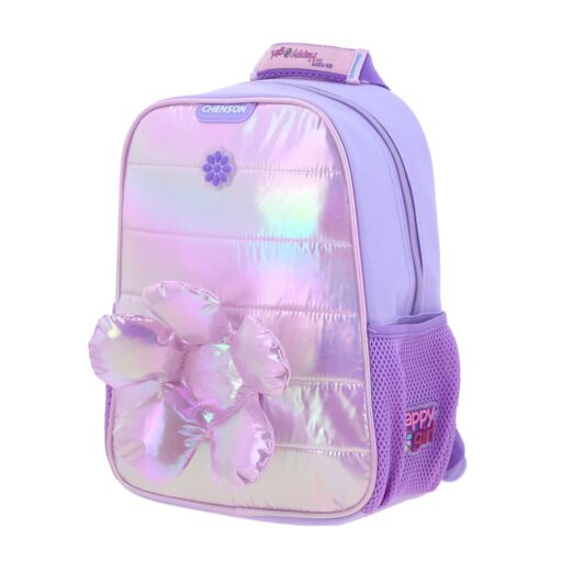 Alternative view of Mochila Kinder Chenson Lila Brillante Dise?o con Flor Happy Girl Flof