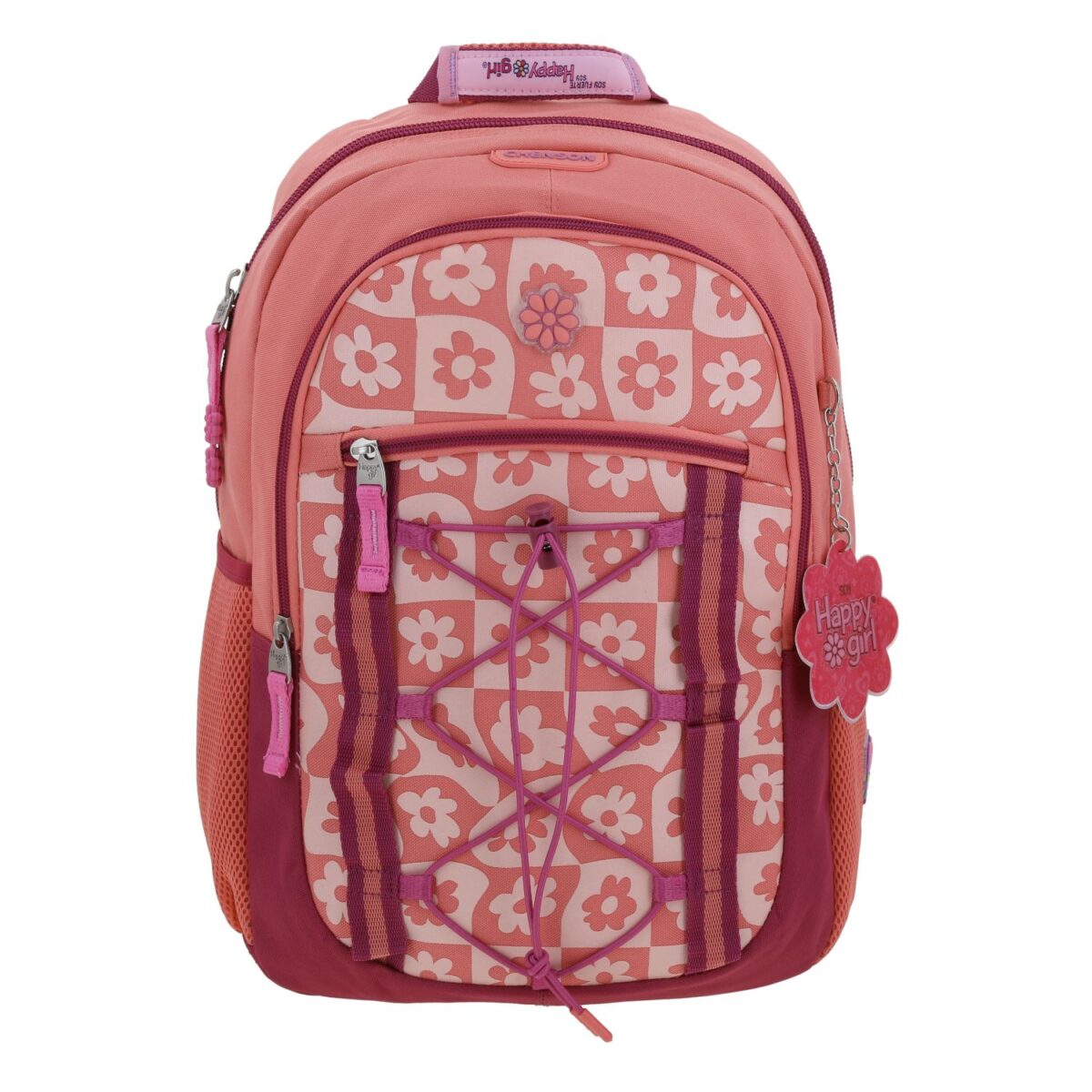 Mochila Grande Chenson fucsia Happy Girl Gruvs