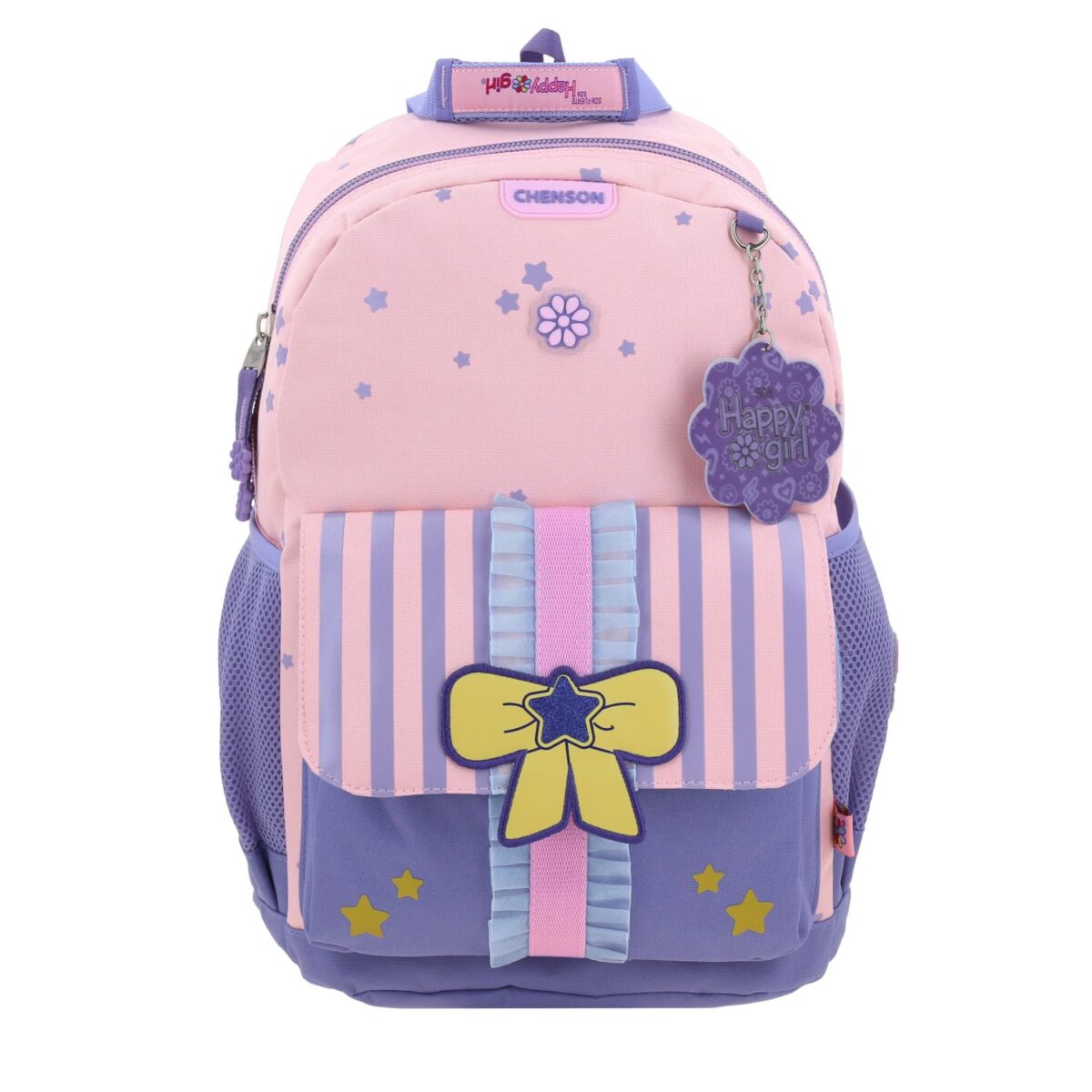 Mochila Grande Chenson Rosa Happy Girl Gurlic
